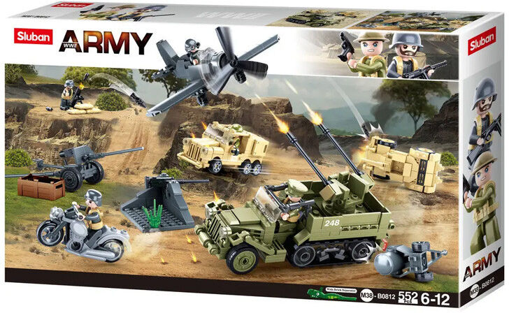 Army : Coffret La Bataille 552 pcs - Sluban