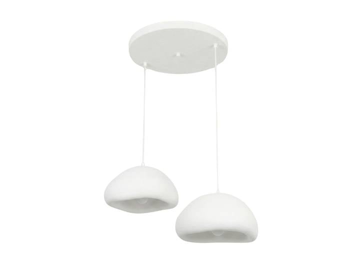Lustre en métal Loval - 74 x 40 cm - Blanc