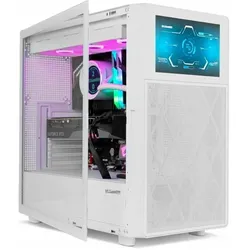 Nox Hummer BIOS (ATX, mATX, Mini-ITX), PC Gehäuse, Weiss