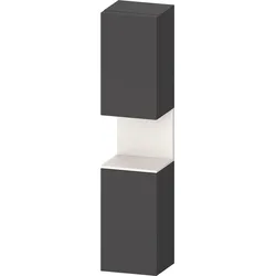 Duravit Collection One Hochschrank, Türanschlag rechts, 400x360x1760mm, Nische Weiß Supermatt, QA1346R84490000, Farbe: Graphit matt