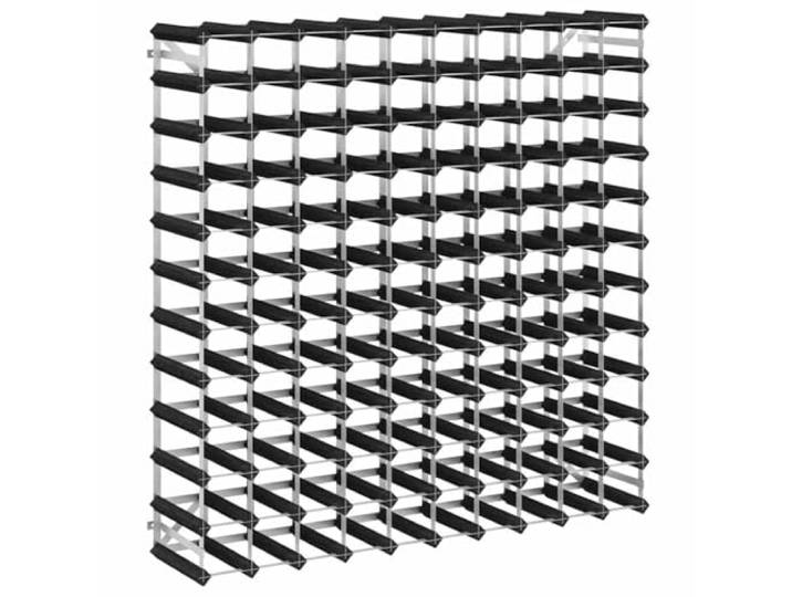 vidaXL Kiefernholz Massiv Weinregal für 120 Flaschen Flaschenregal Flaschenständer Weinständer Weinflaschenregal Regal Weinschrank Schwarz