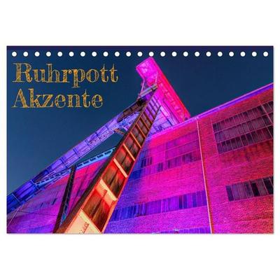 Ruhrpott Akzente (Tischkalender 2026 DIN A5 quer), CALVENDO Monatskalender