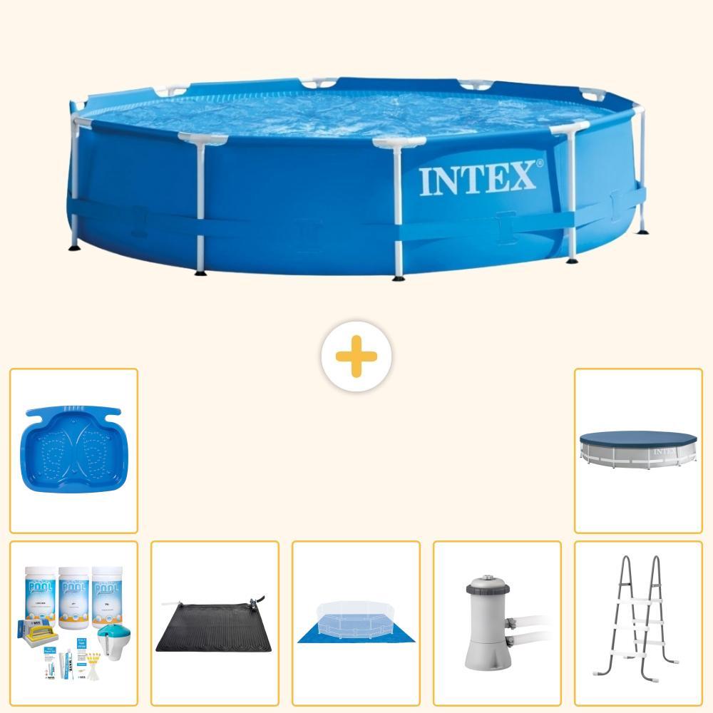 Frame Pool Rund - 366x76 cm - 8-teilig S20434