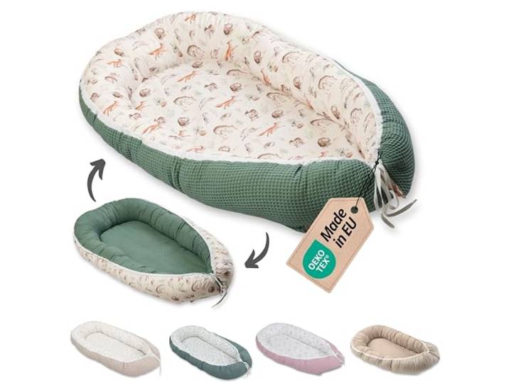 ULLENBOOM Babynest - Ideal für Neugeborene - OEKO-TEX zertifiziert