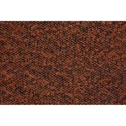 KOPFTEIL Modell Linien – Terrakotta-Bouclé-Stoff 90 cm