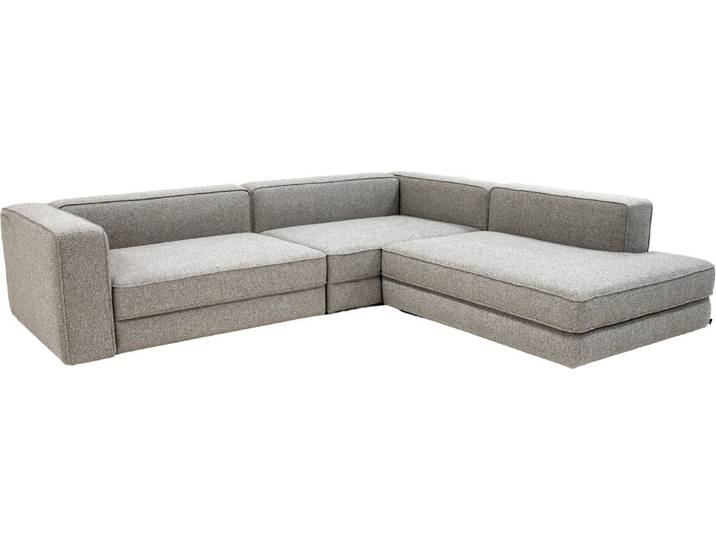 Chilliano Eckgarnitur ROM, Stone, Stoff