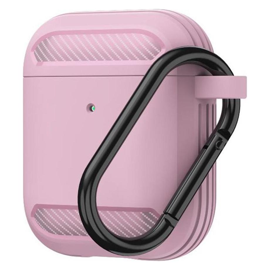 Techsuit - Carbon Silicone - for AirPods 1 / AirPods 2 - Pink (Kopfhörer Hülle) (56362574)