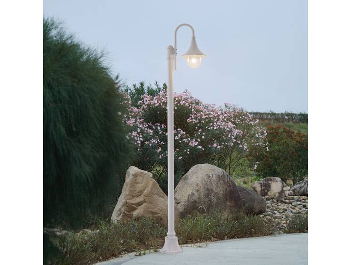 Daphne Außenleuchte H220 Weiß - Lindby - Antik - Aluminium - Einflammig