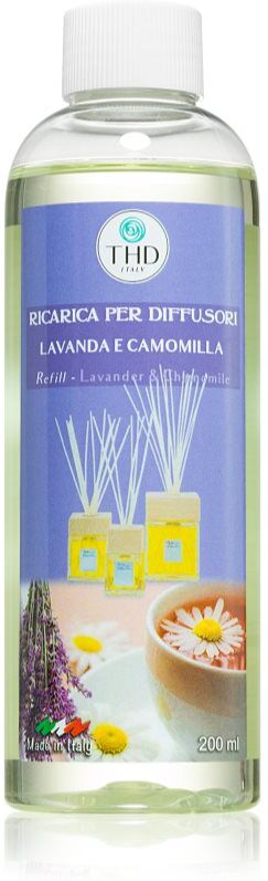 THD Ricarica Lavanda & Camomilla recharge pour diffuseur d'huiles essentielles 200 ml