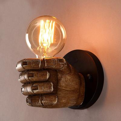 Friendly Fresh Finds Resin Wall Lamp Hand Wall Sconce Retro Decorative Wall Light For Home Bar Restaurant right