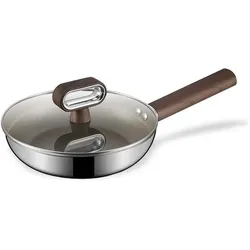 Nava Patelnia PATELNIA MR 1260 26 TITANCORE 28 CM Z POKRYWKĄ, Pfanne + Kochtopf, Silber