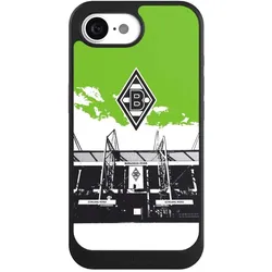 Nivocase Hülle für Apple iPhone 17e Handyhülle NIVOcore Case Schwarz Borussia Mönchengladbach Fanartikel (Apple iPhone 17e), Smartphone Hülle, Schwarz