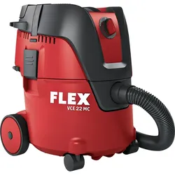 Flex Akku-Sicherheitssauger 18V mit manueller Filterreinigung VCE 22 M MC 2x18.0