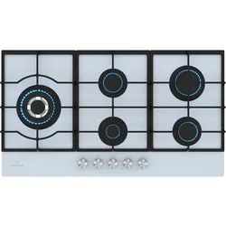 Ignito Chef Edition Gaskochfeld   5 Brenner   elektr. Zündung   Wok   für Flüssig- oder Erdgas
