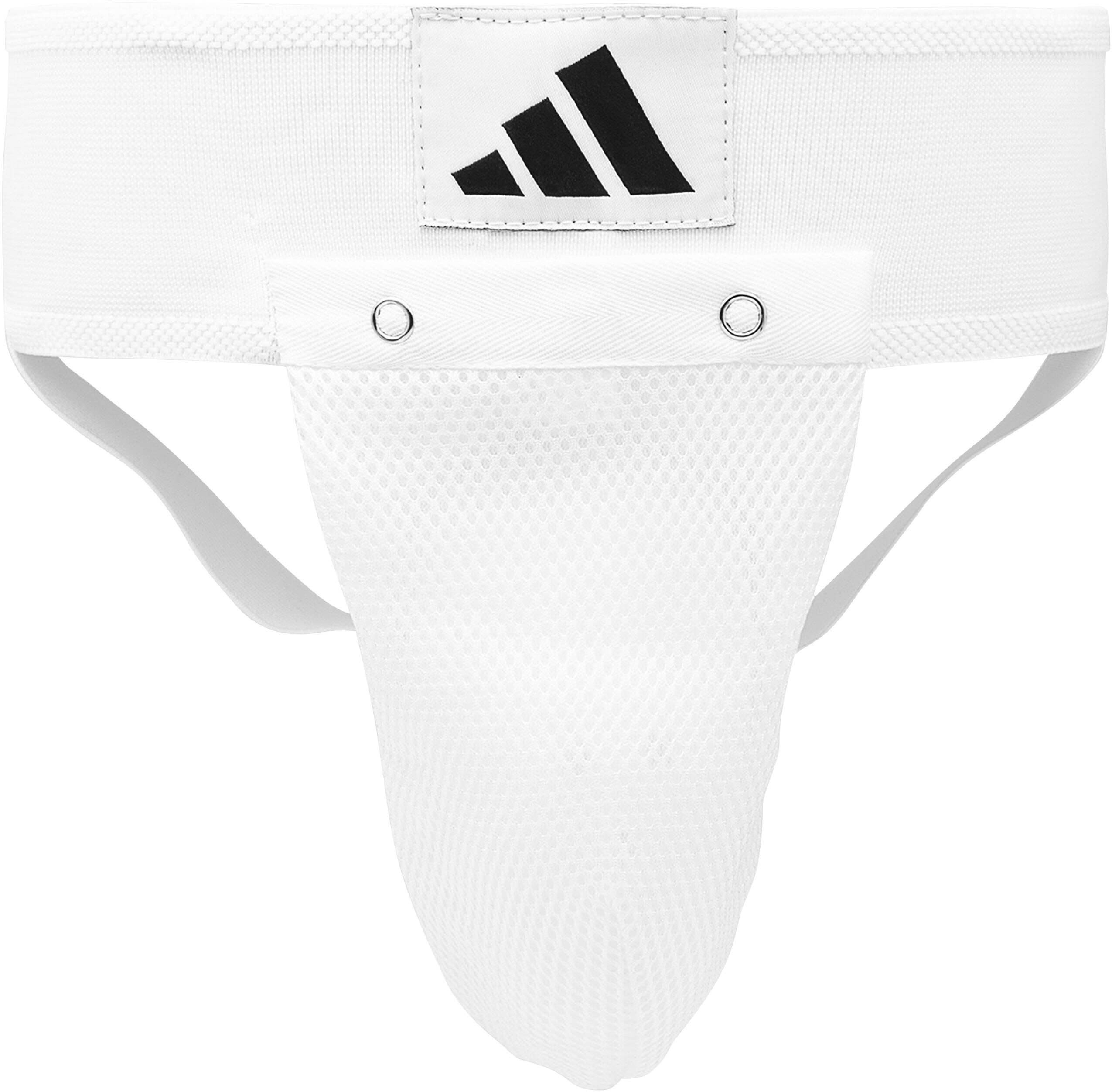 Schutzhose ADIDAS PERFORMANCE "Cup Supporters" Gr. M, weiss (weiß), Protektoren, M, Materialmix, Schutzhose weiß M