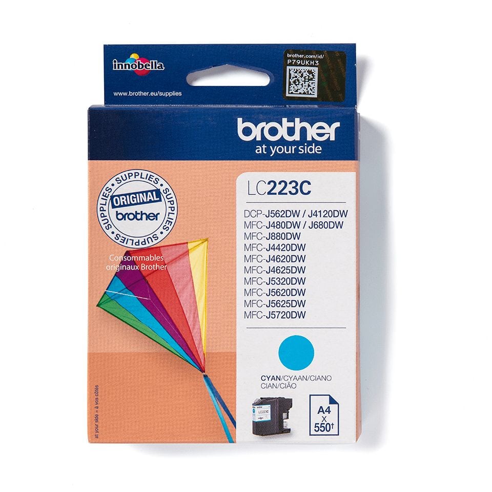 Brother LC-223C originale Druckerpatronen Cyan LC223C