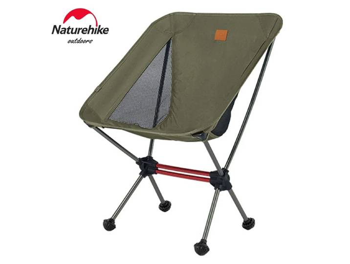 Naturehike – chaise de plage pliante et Portable, ultralégère, pour voyage, randonnée, sac à dos, pêche, capacité 120kg