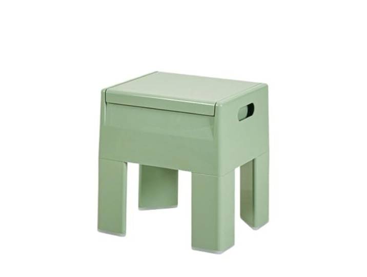 Einfacher Aufbewahrungshocker. Dopaminfarbener Hocker Kleiderschrank(Green)