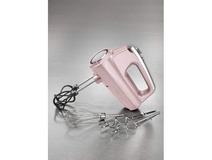 Russell Hobbs Handmixer mit spiralförmigen Helix-Quirlen, Champagner