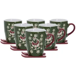 Ritzenhoff & Breker, Tasse, Whistler Kaffeebecher auf Ski (340 ml, 6x)