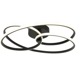 LED-Deckenleuchte Mofer Schwarz max. 40 Watt Deckenlampe