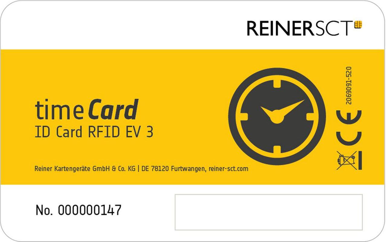 REINER SCT ReinerSCT timeCard Premium Chipkarte 100 DES