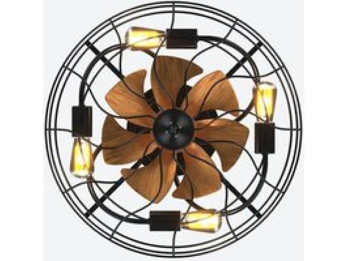 Ventilateur de plafond plat industriel 20 7 pales éclairage incorporé commande à distance pour installation intérieure