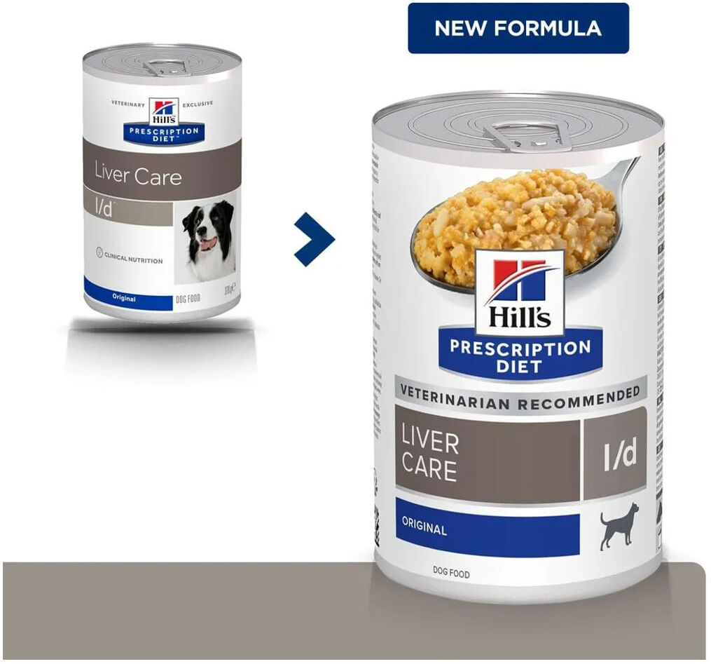HILLS Hill's Prescription Diet l/d Liver Care Alimento Umido per Cani KIT RISPARMIO 12X370G