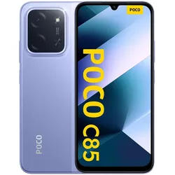Xiaomi Poco C85 4G (128 GB, Purple, 6.90", Dual SIM, 4G), Smartphone, Violett