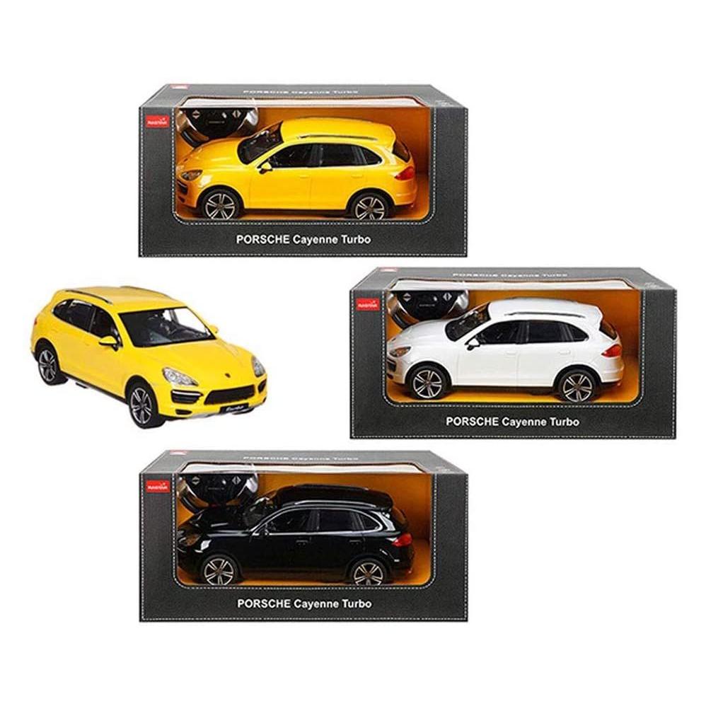 Rastar R/C 1:14 Porsche Cayenne Turbo Black/White/Yellow (6930751304413)