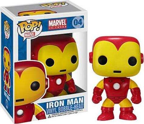 Funko Pop! Marvel #4 Iron Man Vinyl Bobble-head Avengers