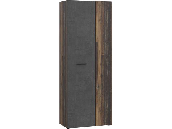 Mehrzweckschrank FORTE NET306 , grau (old, wood vintage betonoptik dunkelgrau), B:68,7cm H:181,1cm T:36,5cm, Holzwerkstoff, Schränke, Mehrzweckschrank, Mehrzweckschrank, inklusive Einlegböden, verschiedene Dekore