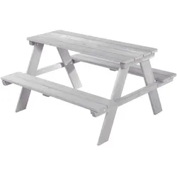 roba Kindersitzgruppe Picknick for 4 Outdoor Deluxe, grau