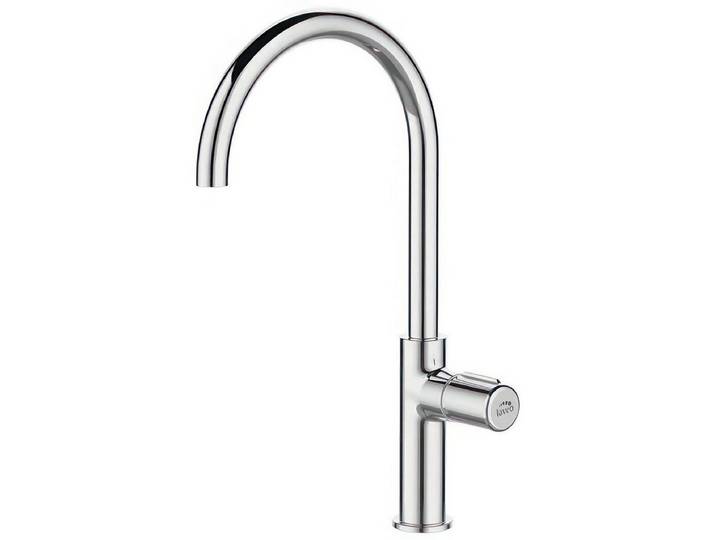 KOLMAN Küchenarmatur PRETTO Wasserhahn Mischbatterie für Küche in Silber