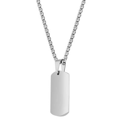 Kette ohne Anhänger ADELIA´S "Halskette mit Anhänger – aus Edelstahl", silber, Halsketten, Damen, 61cm, Edelstahl, Ein kleines Geschenk mit großer Wirkung