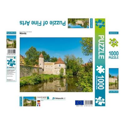 CALVENDO Puzzle Wörnitz | 1000 Teile Lege-Größe 64x48cm Foto-Puzzle für glückliche Stunden