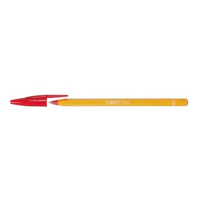 Kugelschreiber Orange, 0,35 mm, Schreibfarbe rot