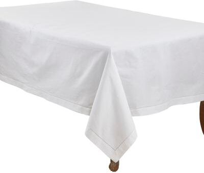 Saro Lifestyle Rochester Collection Hemstitched Tablecloth