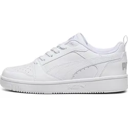 PUMA Rebound V6 Jr. Sneaker Kinder | Gr. 38 | weiß - weiß