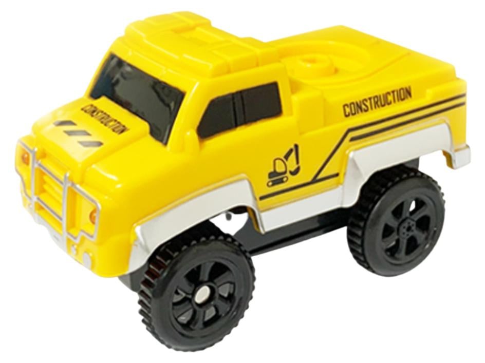 MAMIS Toys Auto voor magnetische rails - geel