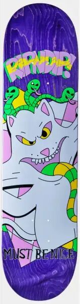 Skateboard Deck RIPNDIP Topanga Bandit (8.25" - Lila)