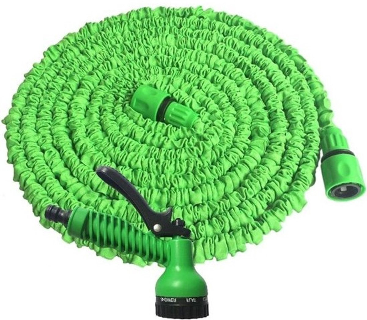 Groene uitbreidbare en vorstbestendige flexibele tuinslang voor buitengebruik - 45 meter