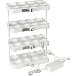 Duni LED Mini Lamp Ladestation, 32 Stück 255 x 140 x 430 mm Weiß, 1 Stk/Krt (1 x 1 Stk)