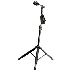 Gravity GS 01 NHB Faltbarer Gitarrenständer (Bass, E-Gitarre, Gitarre), Instrumentenständer + Halter, Schwarz