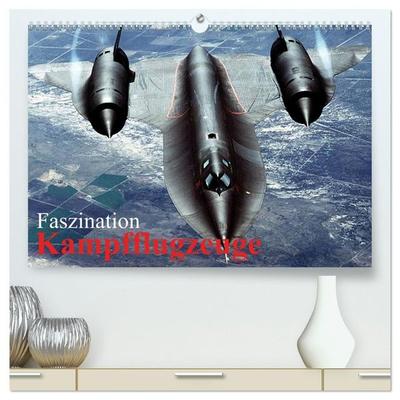 Faszination Kampfflugzeuge (hochwertiger Premium Wandkalender 2027 DIN A2 quer), Kunstdruck in Hochglanz