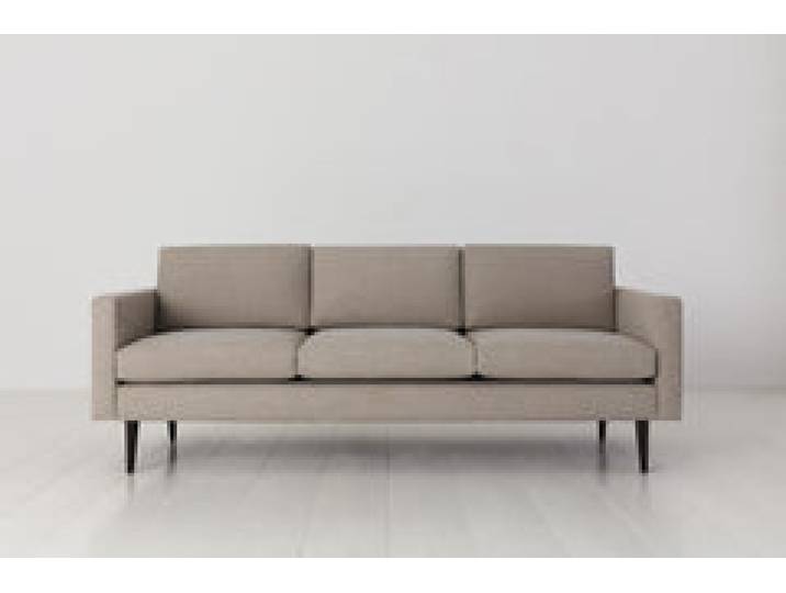 Dreisitzer-Sofa Model 01, Steingrau