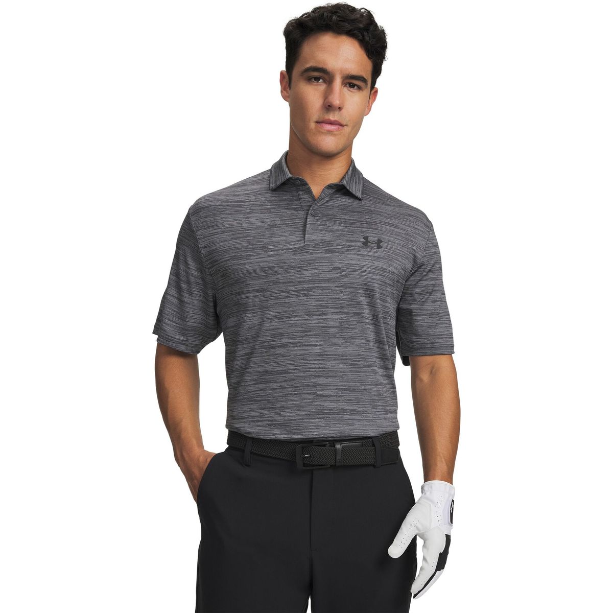 Under Armour Matchplay Polo gray black (025) XL 6009799-025-XL