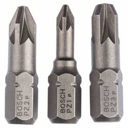 Bosch Accessories 2607001753 Kreuzschlitz-Bit Antrieb: 1/4 (6.3 mm) Abtrieb: Kreuzschlitz Pozidriv PZ 1, PZ 2, PZ 3 25 mm
