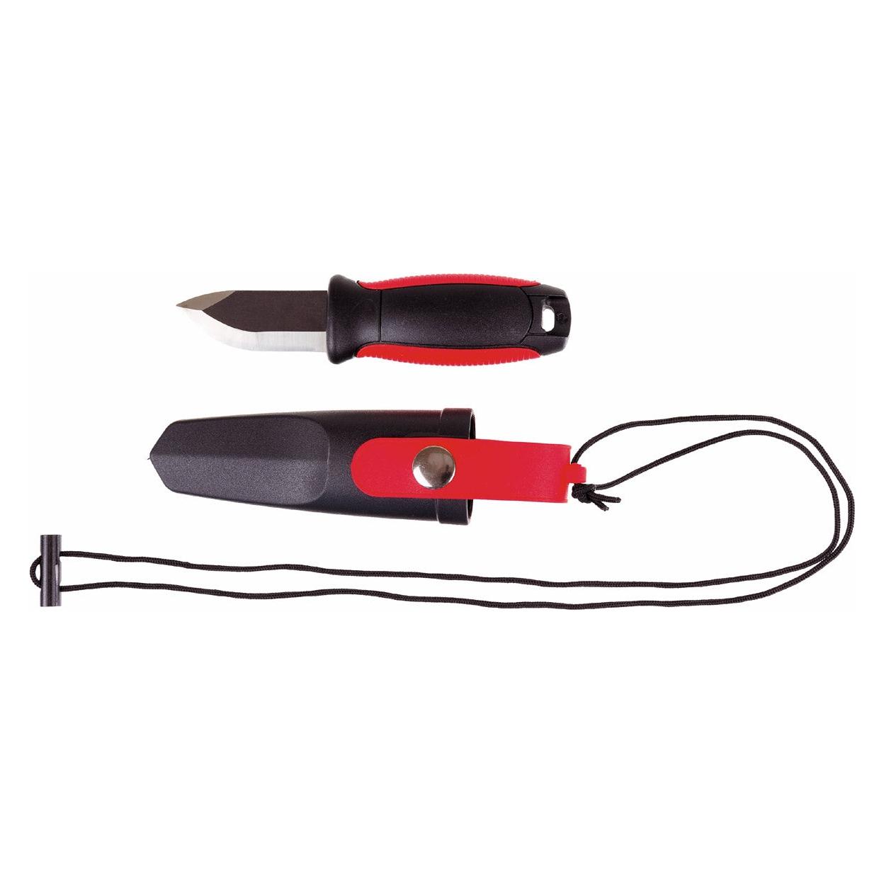 Mfh FoxOutdoor Outdoor Messer, "Mini", Feuerstarter,Kunststoffscheide (5.50 cm) (34330432)