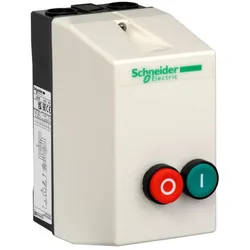 Schneider Electric LE1D09B7 Motorstarter LE1-D, IP 657, 4kW, 1 Drehr., Tasten 0/1, Sp. 24VAC
